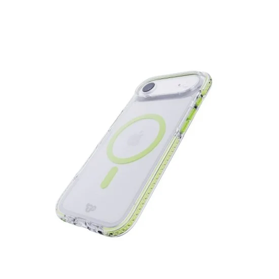 Tech21 Appleiphone 17 Air Evocrystal W/Magsafe _ Clear/Glow Green
